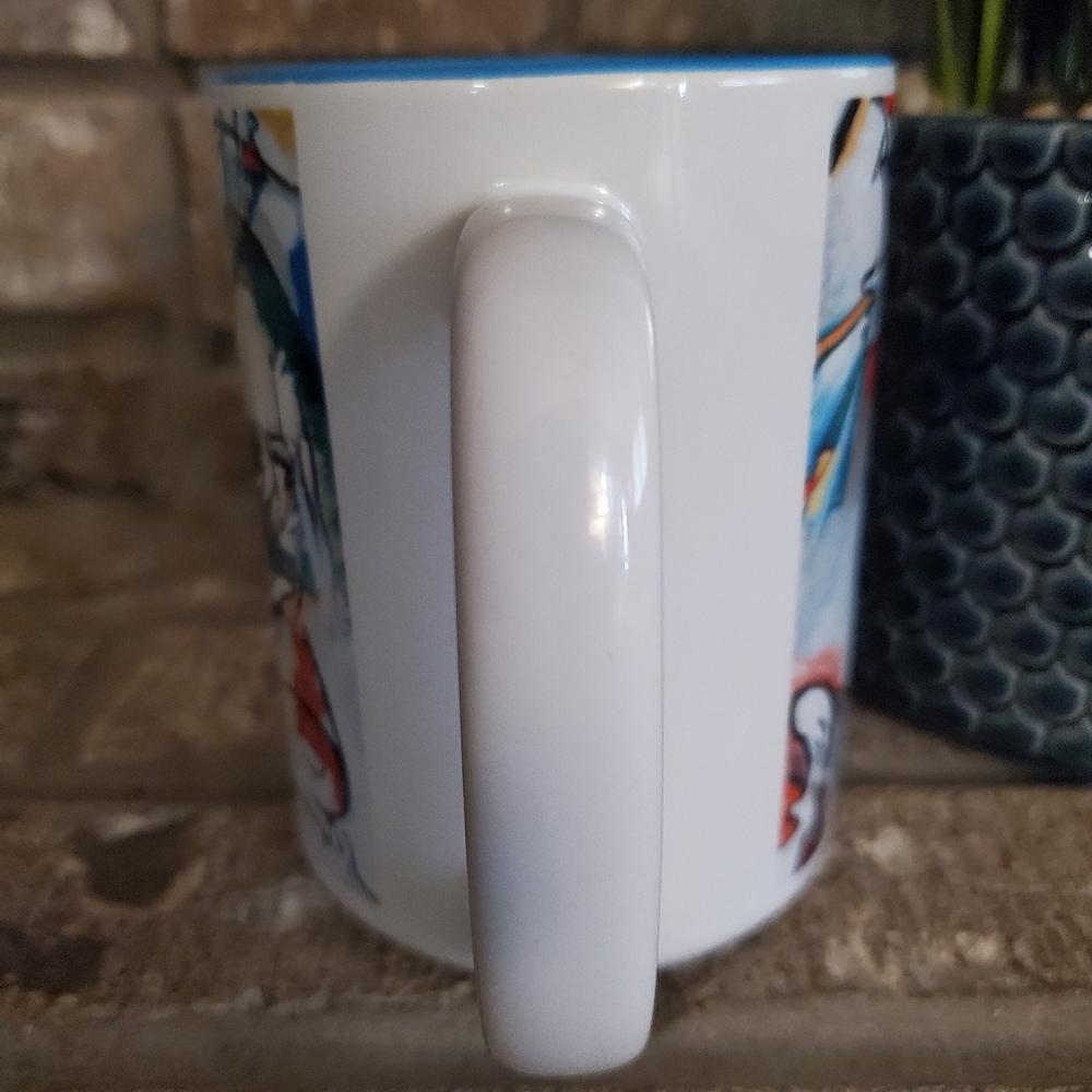 Zazzle abstract 2 tone 15oz. coffee cocoa mug Wassily Kandinsky Improvisation 28 - Picture 5 of 15